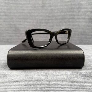 SEE Eyewear 1771 Black Eyeglasses Frames Made in France 50-17-135 Cat Eye Y2k